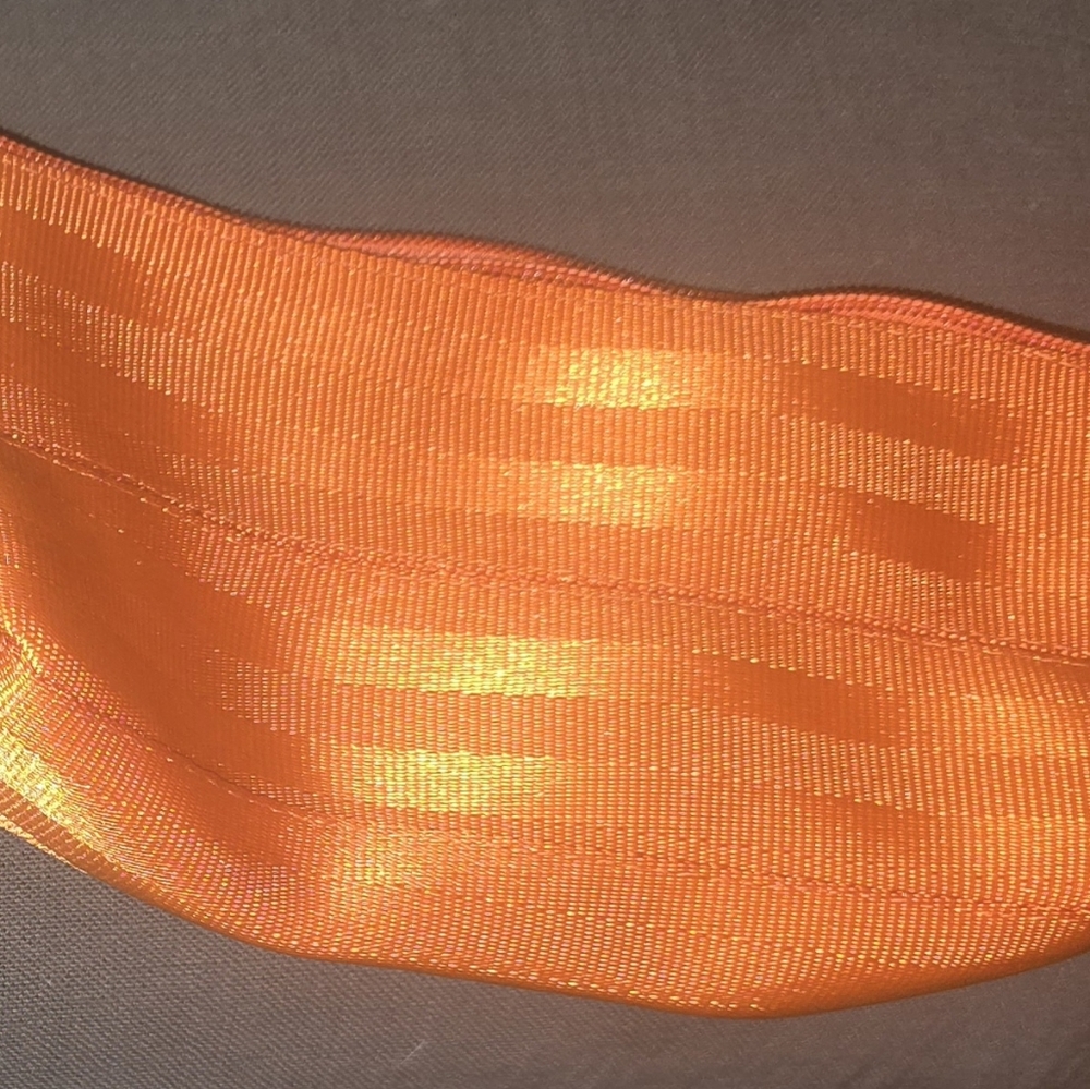 Simply M Orange Streamline Small Make Up Case